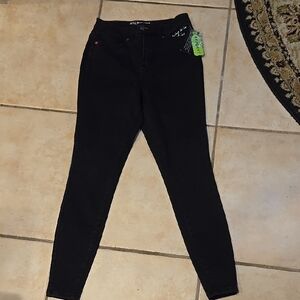 Peace Love World MOM black hi rise tapered Women's Jeans NWT